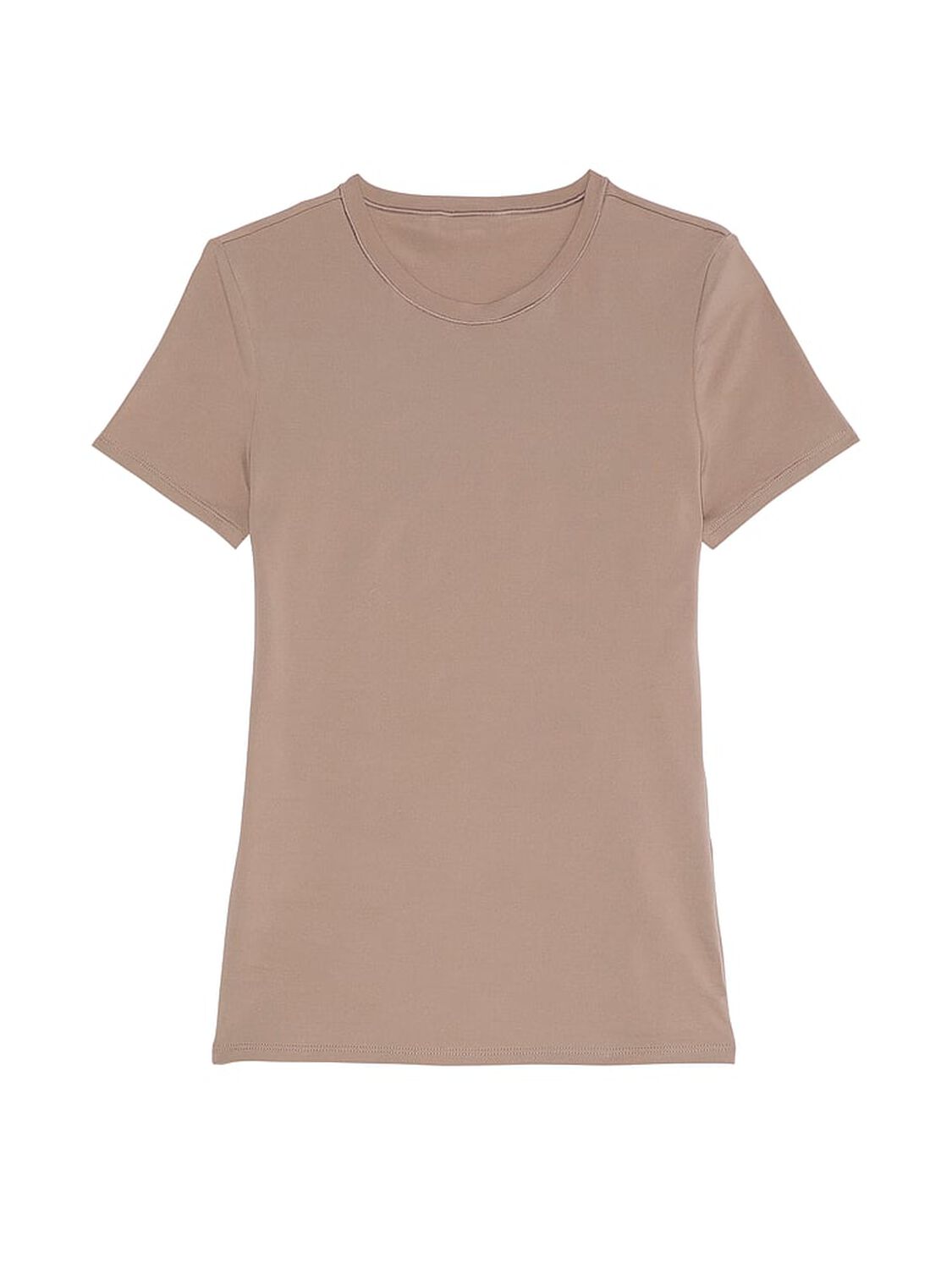 pink Pink Base Stretch Short-Sleeve Tee Iced Coffee 3 of 3 