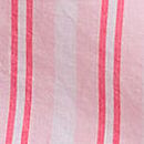 Cotton Boxy Pajama Shorts, Pink Stripes, swatch