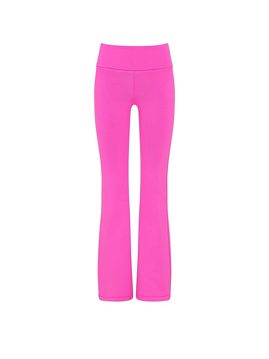pink Pink All-Day Cotton&trade; Foldover Flare Leggings Pink Berry 3 of 3 