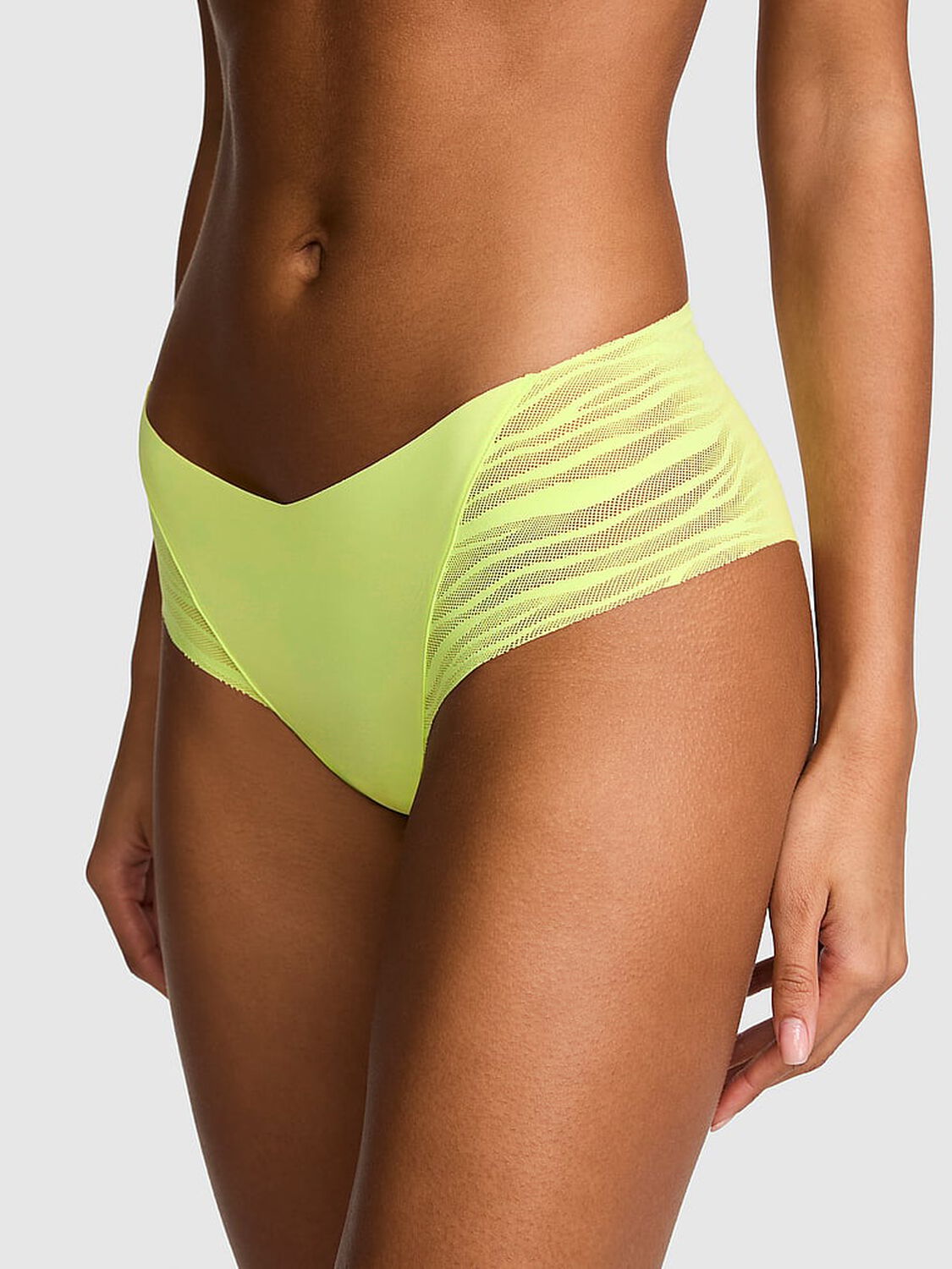 pink Pink No-Show Cheeky Panty Tropical Pear 1 of 3 