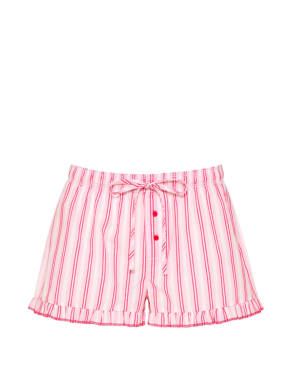 vs Pink Cotton Boxy Pajama Shorts Pink Stripes 3 of 3 