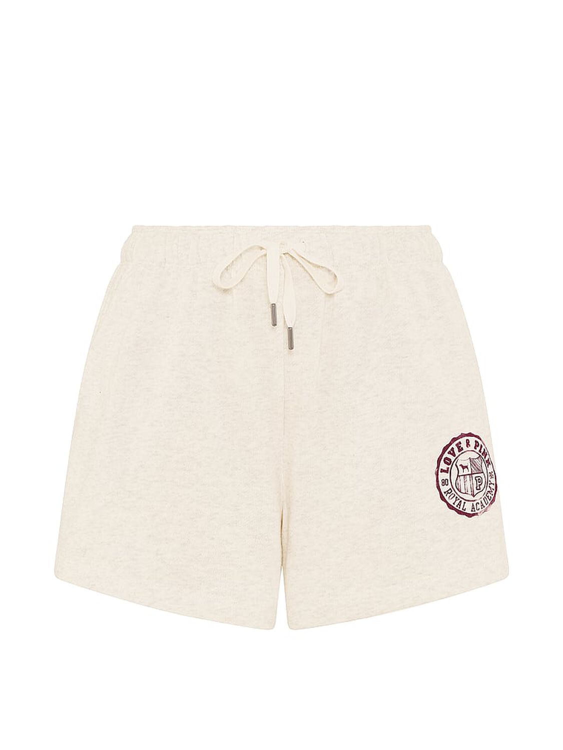 pink Pink Campus Fleece&trade; Roll-Down Shorts Snow Heather Pink Friday 3 of 4 