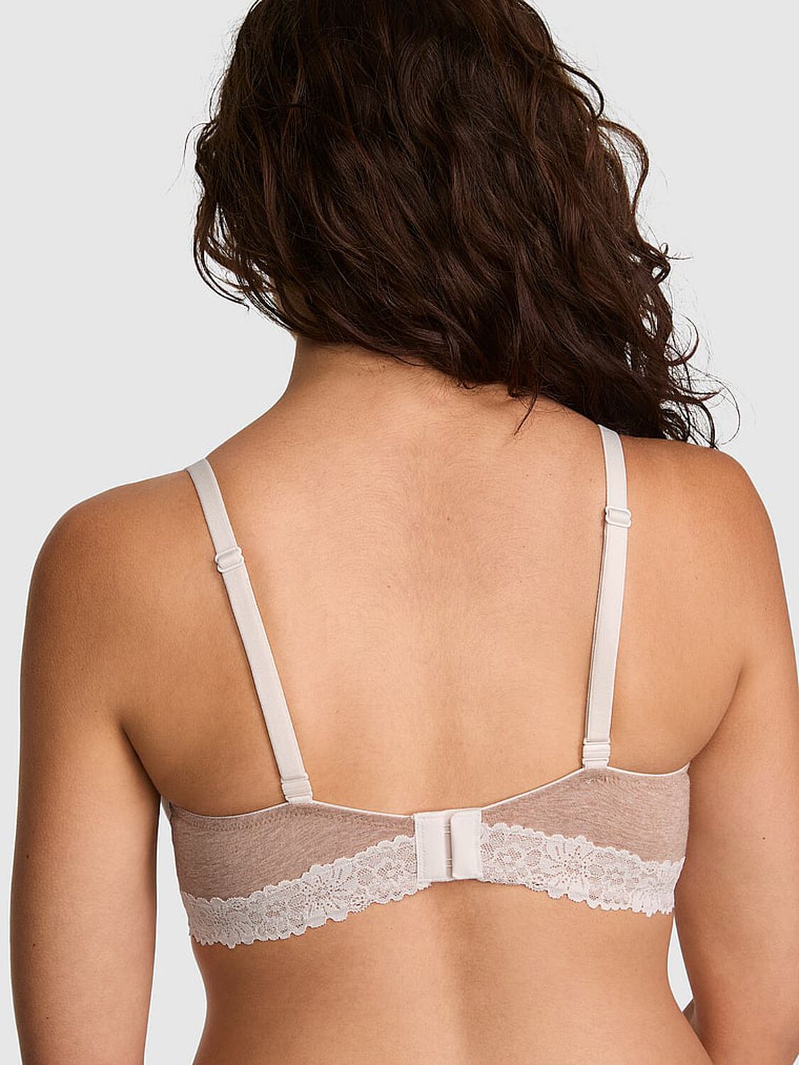 vs Pink Wear Everywhere&trade; Push-Up Bra Heather Praline 2 of 2 
