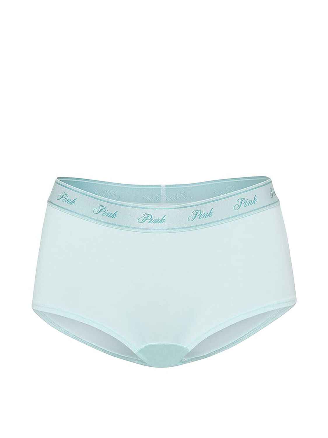 pink Pink Logo Cotton Boyshort Panty Spray Blue 3 of 3 