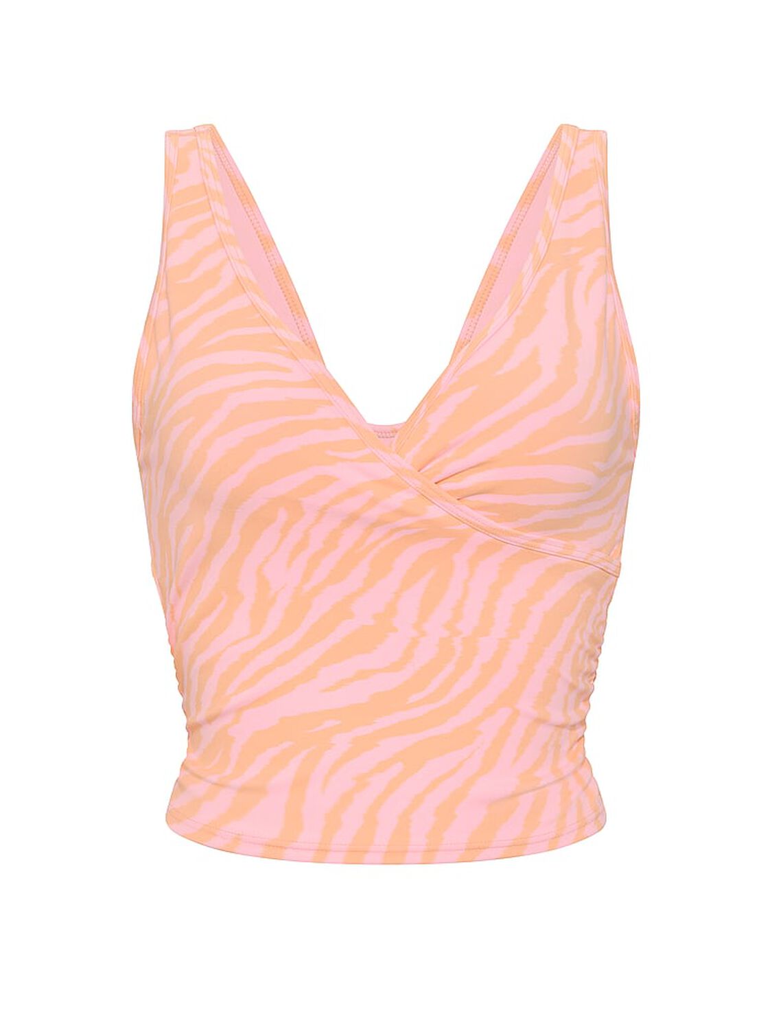 pink Pink PINK Relay&trade; Ruched Wrap Bra Tank 3 of 4 