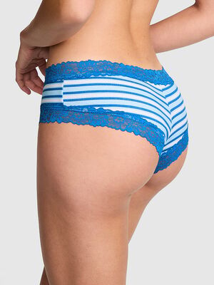PINK Wink&trade; Lace-Trim Cotton Cheeky Panty