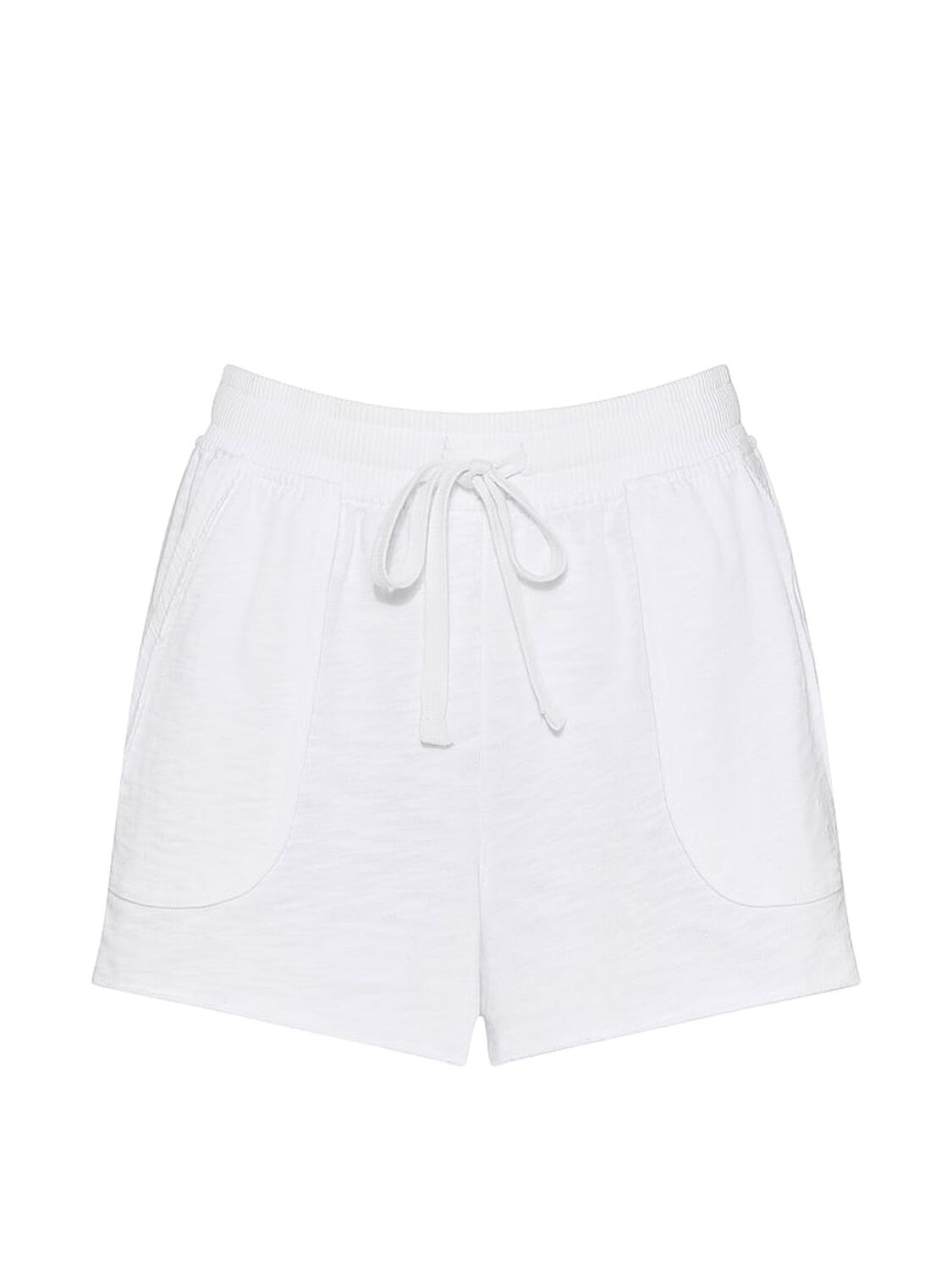 pink Pink Lightweight Lounge A-Line Shorts Vs White 3 of 3 