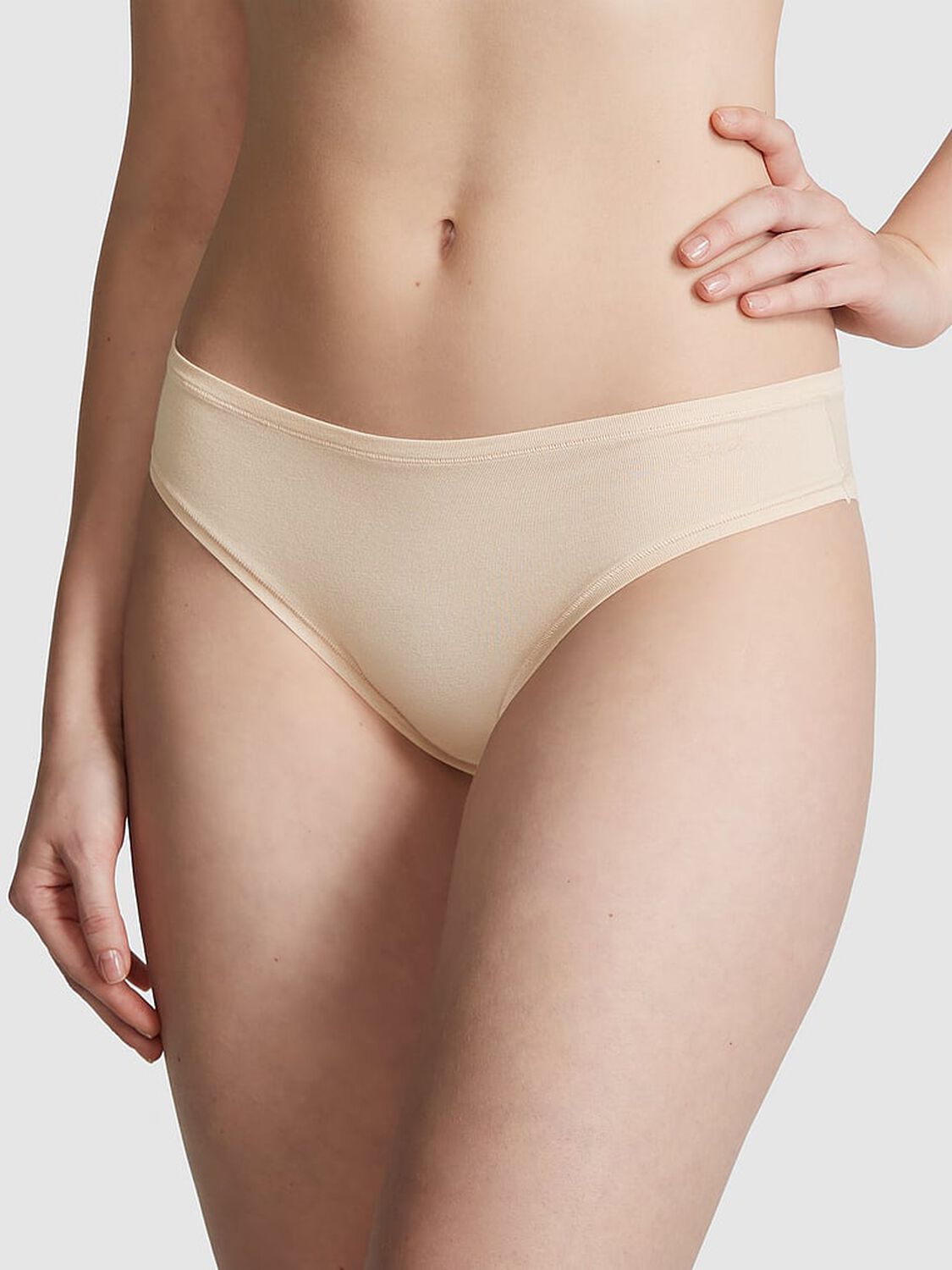 pink Pink Cotton Cheeky Panty Marzipan 1 of 3 