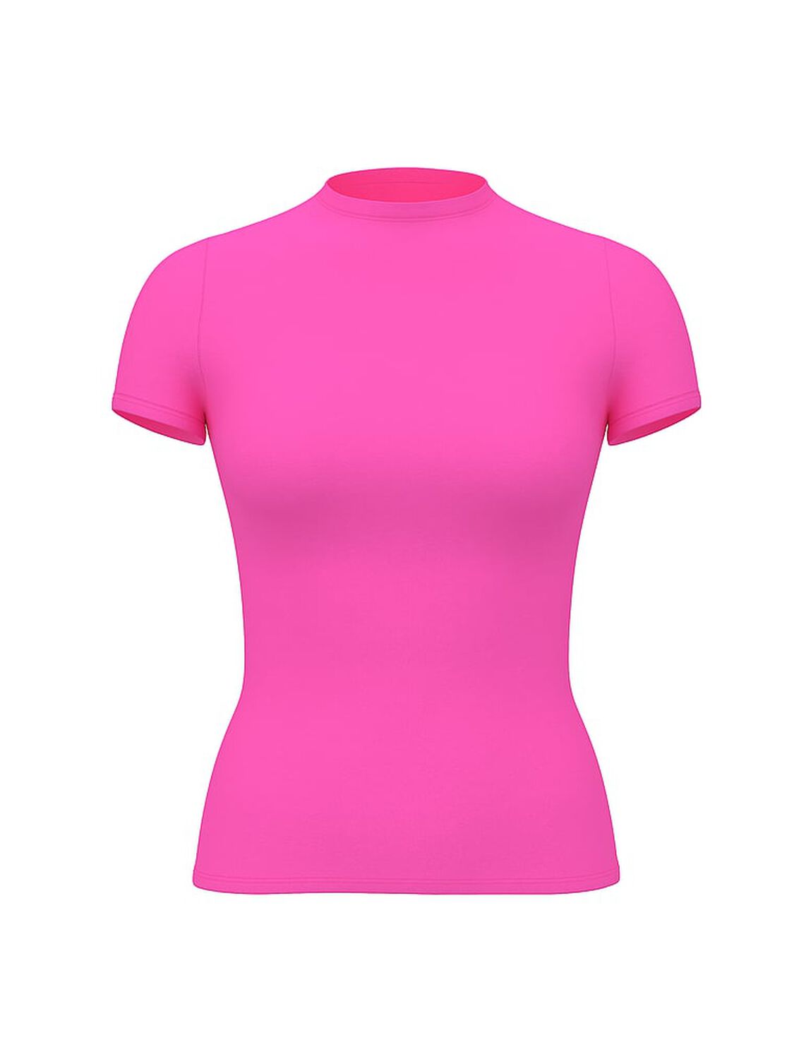 pink Pink Base Stretch Short-Sleeve Tee Pink Fire 3 of 3 