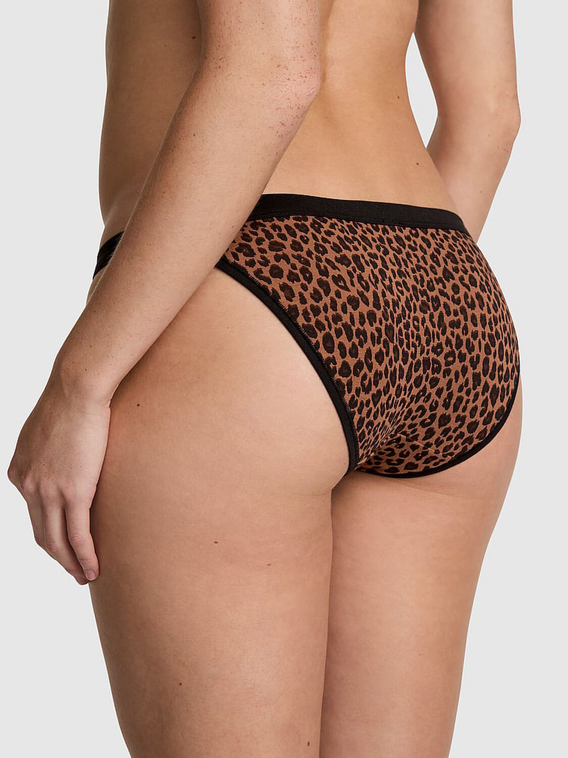 vs Pink Cotton String Bikini Panty Leopard 2 of 3 