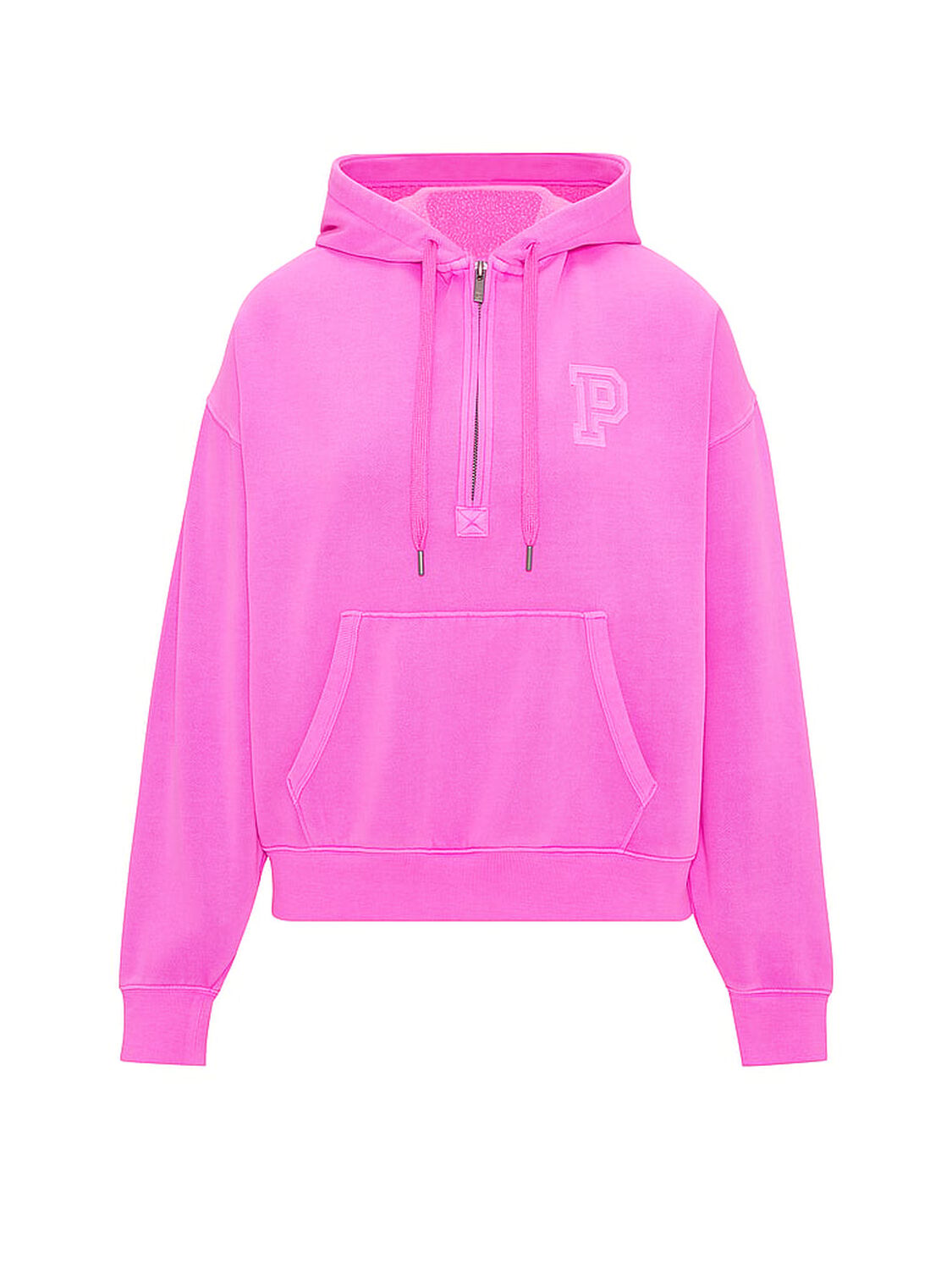 pink Pink Campus Fleece&trade; Half-Zip Hoodie Pink Berry 3 of 3 