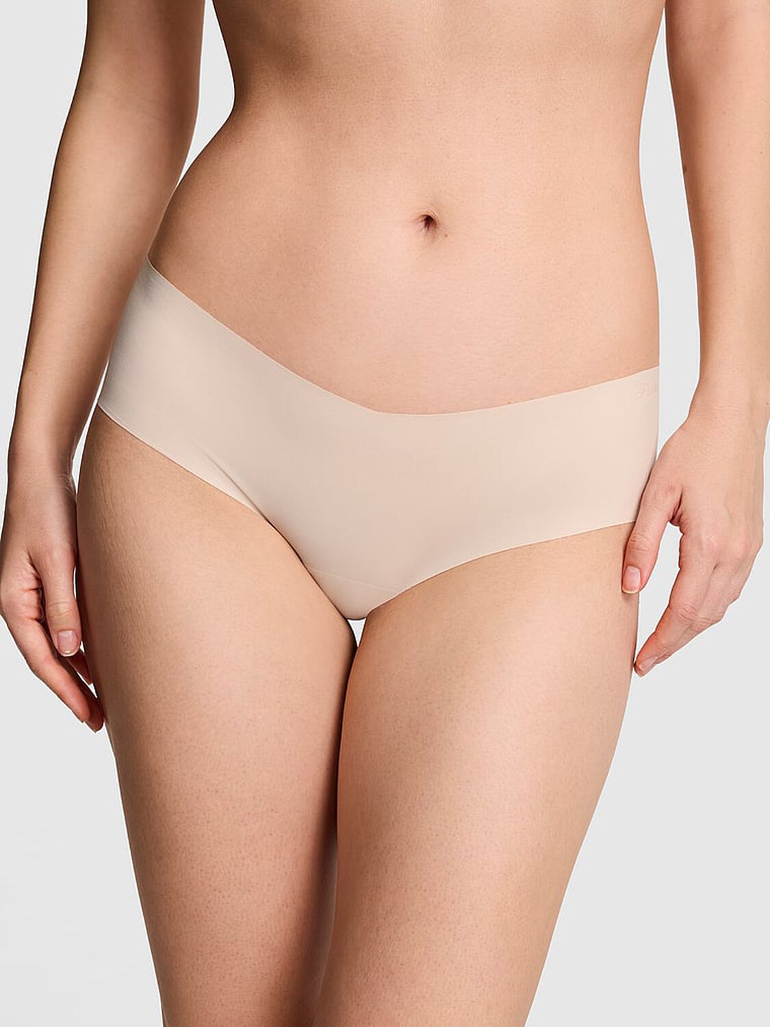 pink Pink No-Show Hiphugger Panty Marzipan 1 of 3 