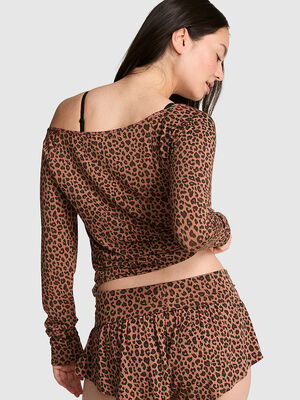 24/7 Lounge Modal Oﬀ-The-Shoulder Top