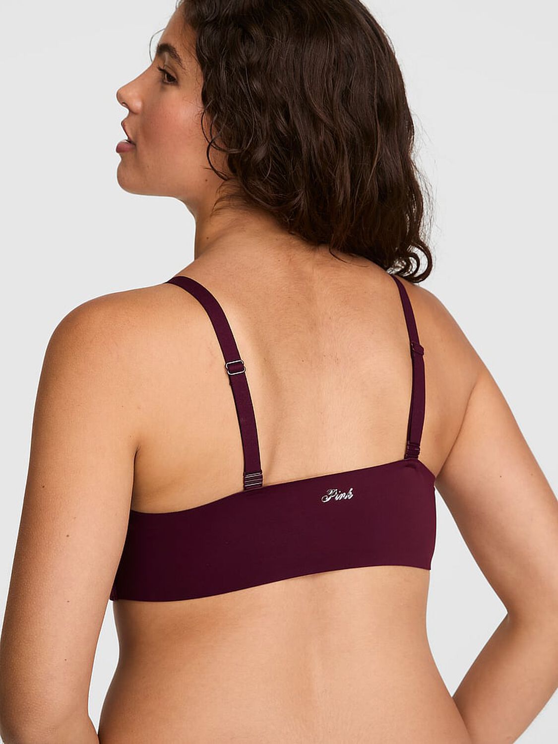 vs Pink Marshmallow Lightly Lined Wireless Comfy Bra 2 of 3 
