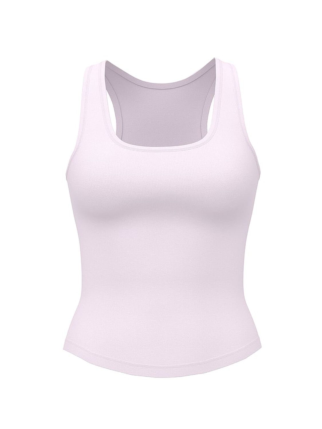 pink Pink Relaxed Rib Boyfriend Tank Top Pink Tulip 3 of 3 