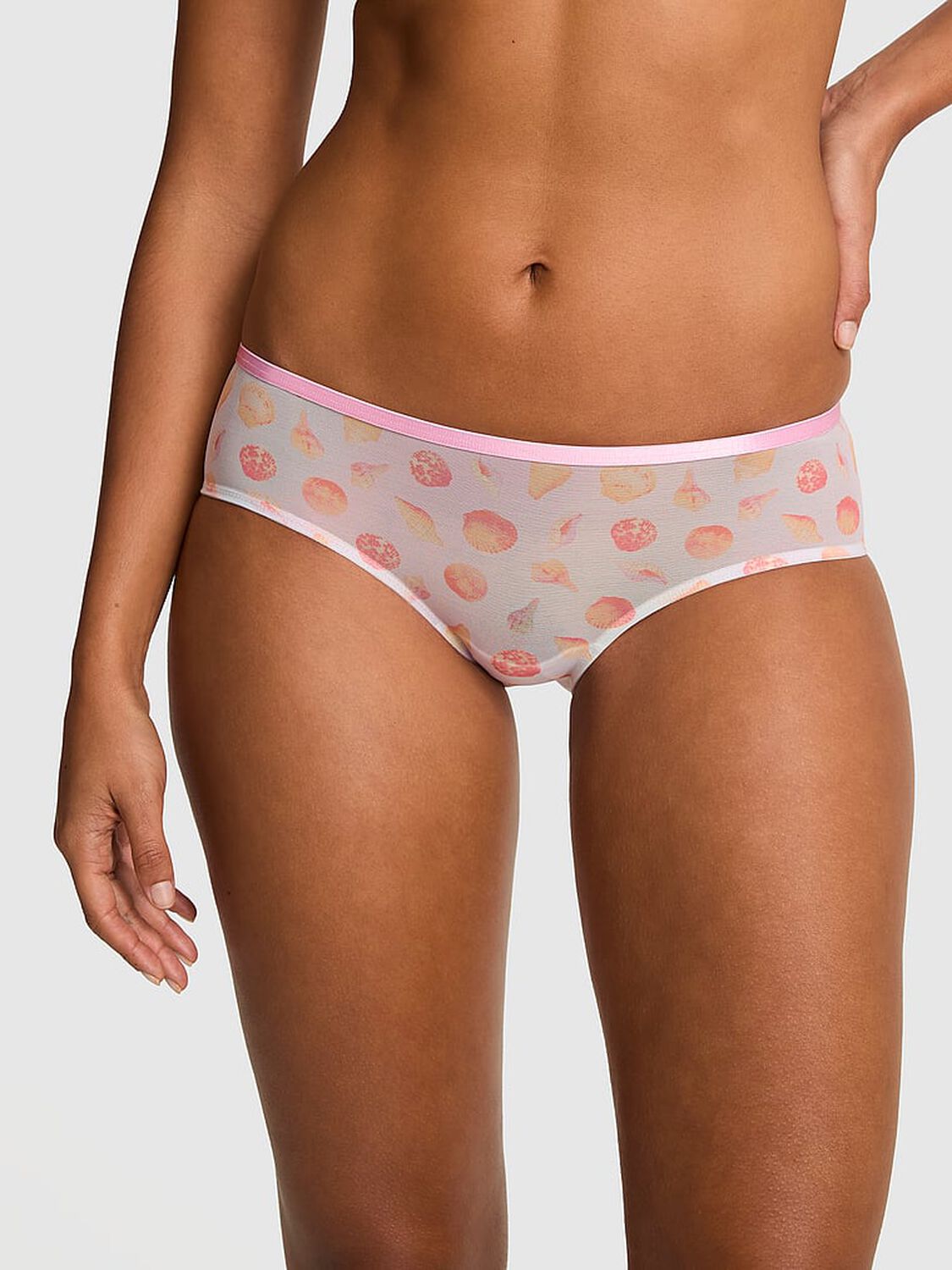 vs Pink Mesh Hiphugger Panty 1 of 2 