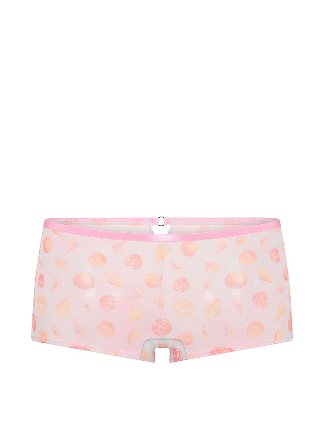 pink Pink Mesh Boyshort Panty 3 of 3 