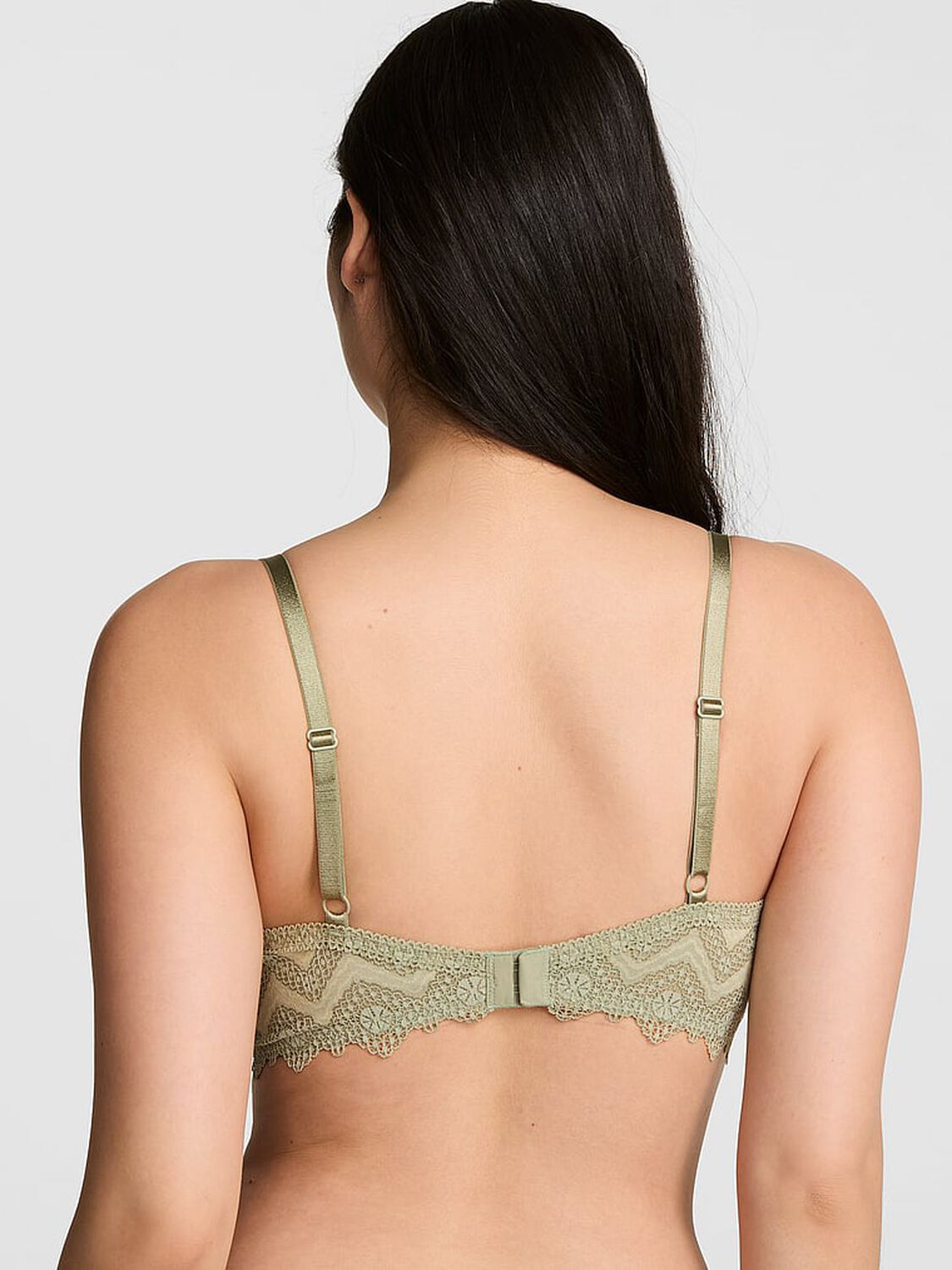 vs Pink Wink PINK Wink&trade; Lightly Lined Balconette Bra Slate Green 2 of 3 