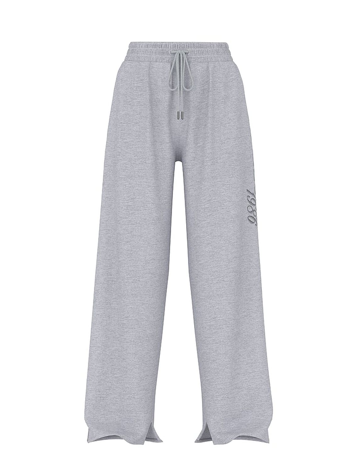 pink Pink Campus Fleece&trade; Wide-Leg Split-Hem Sweatpants 3 of 4 