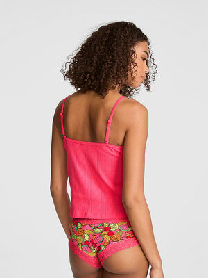 Pointelle Sweetheart Cami