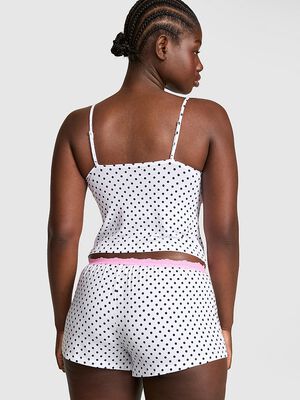 24/7 Lounge Modal Lace-Trim Micro Shorts