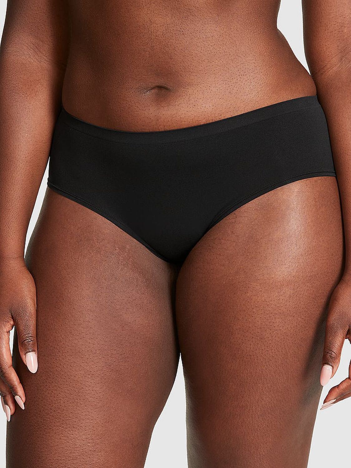pink Pink Seamless Hiphugger Panty Pure Black 1 of 3 