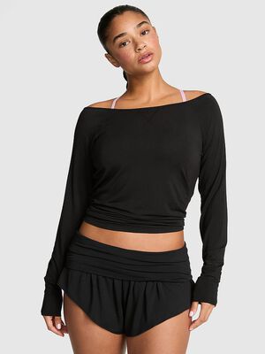 24/7 Lounge Modal Oﬀ-The-Shoulder Top