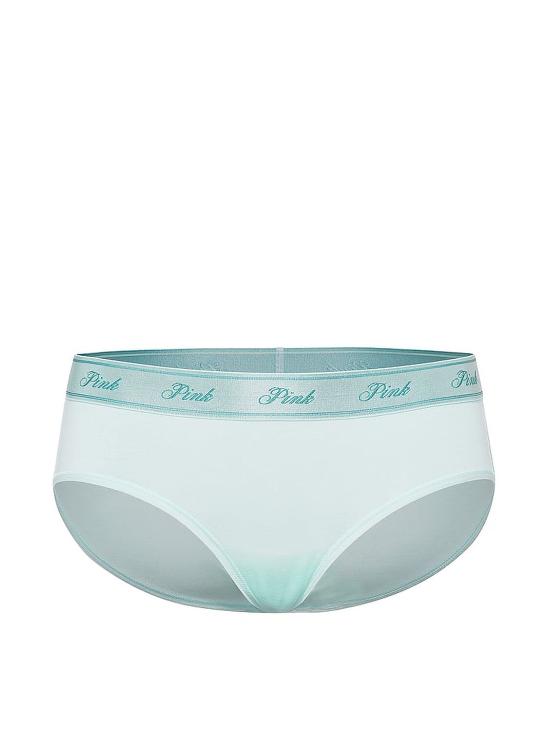 pink Pink Logo Cotton Hiphugger Panty Spray Blue 3 of 3 