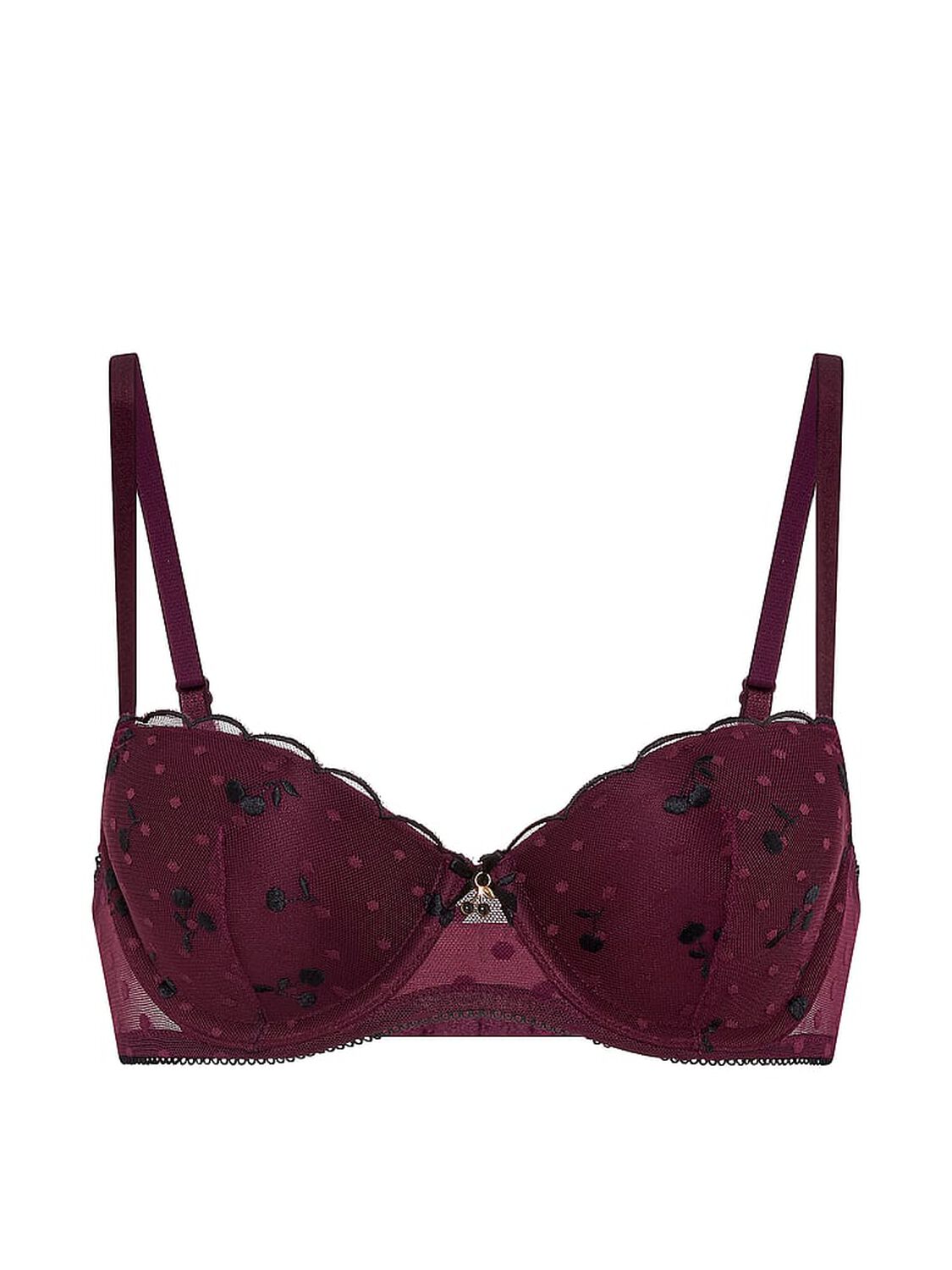 vs Pink PINK Wink&trade; Lightly Lined Balconette Bra Wild Rose 3 of 3 