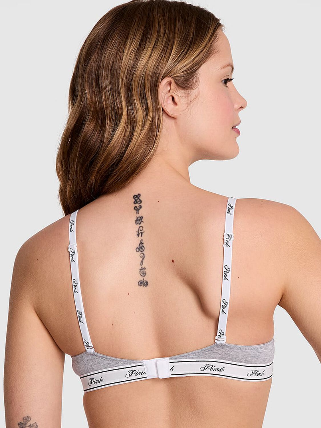 pink Pink Wear Everywhere Wear Everywhere Super Push-Up Bra Medium Heather Grey 2 of 3 