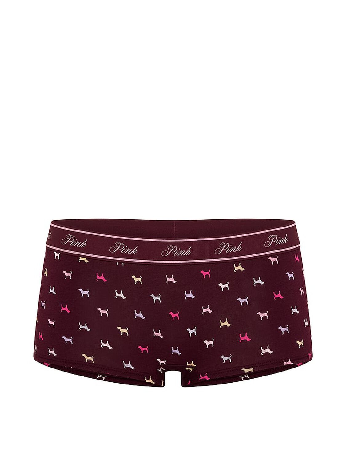 pink Pink Logo Cotton Boyshort Panty Wild Rose Dog 3 of 3 