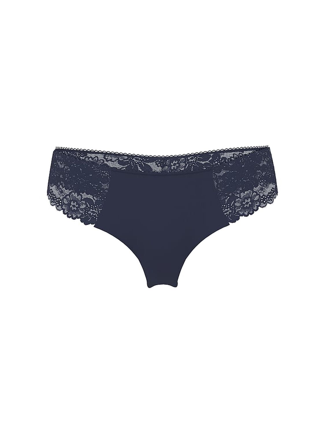 pink Pink No-Show Thong Panty Noir Navy 3 of 3 