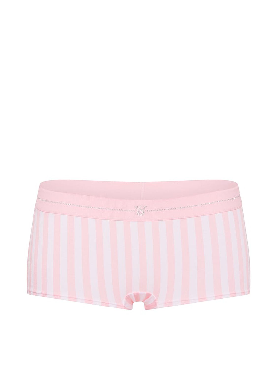 vs Cotton Shine Logo Cotton Boyshort Panty Iconic Stripe 3 of 3 