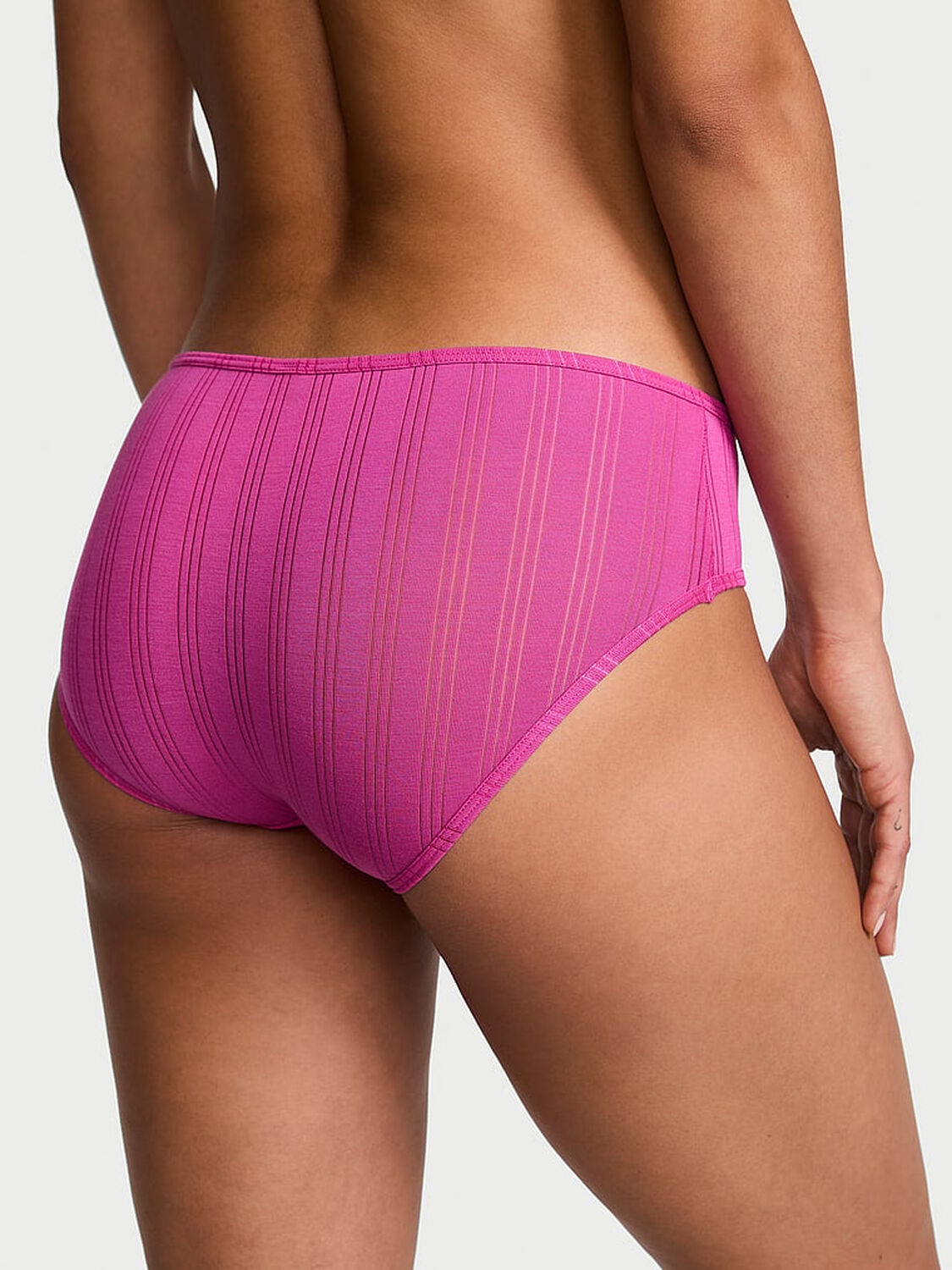 vs Victoria's Secret SoSoft&trade; Ultra-Fine Modal Hiphugger Panty Pink Fire 2 of 3 