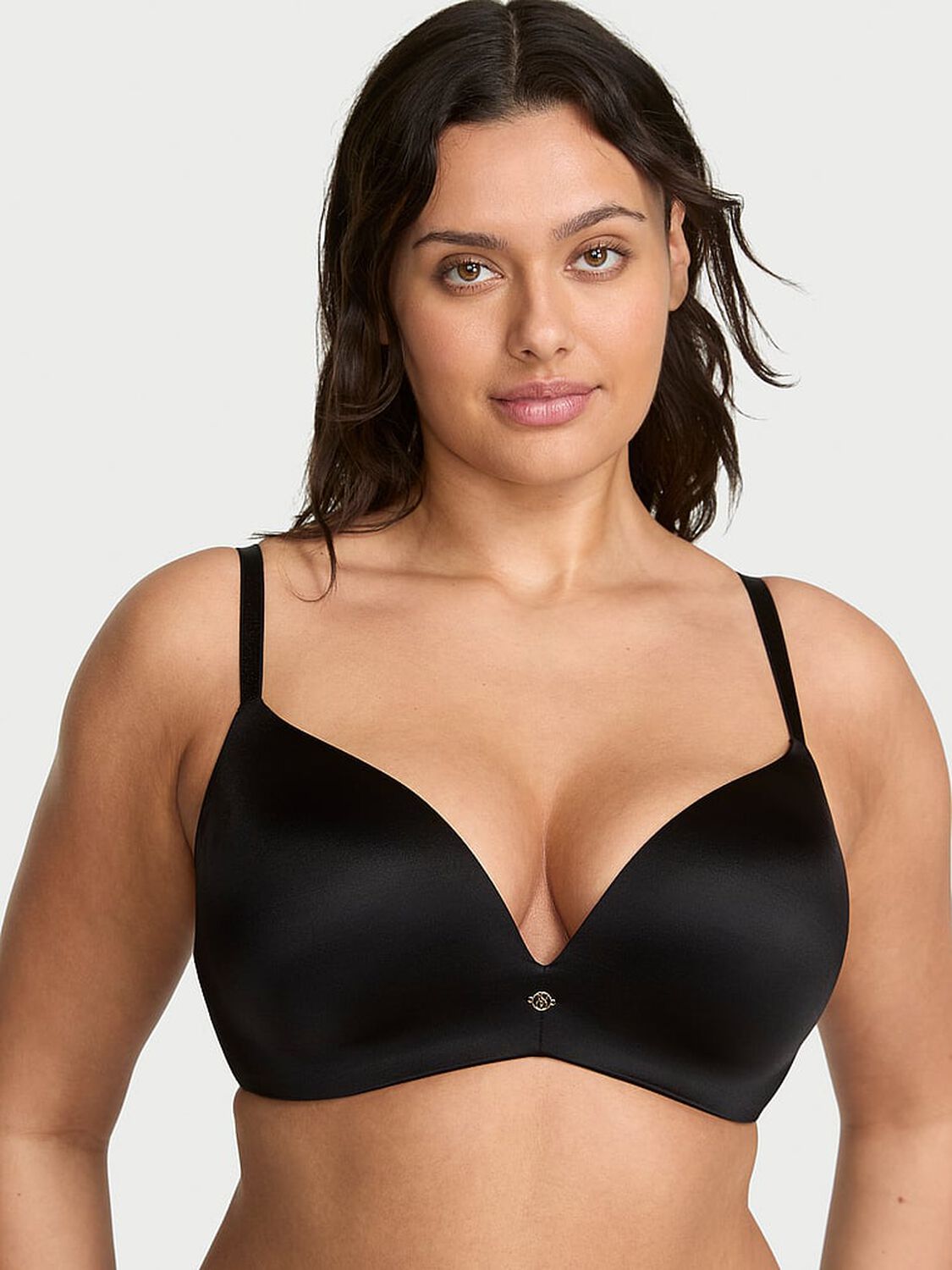 vs Very Sexy So Obsessed Smooth Wireless Push-Up Bra Black 1 of 3 