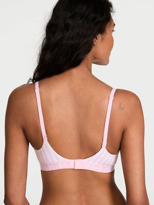 Perfect Shape Cotton Exploded Logo Push-Up Bra
