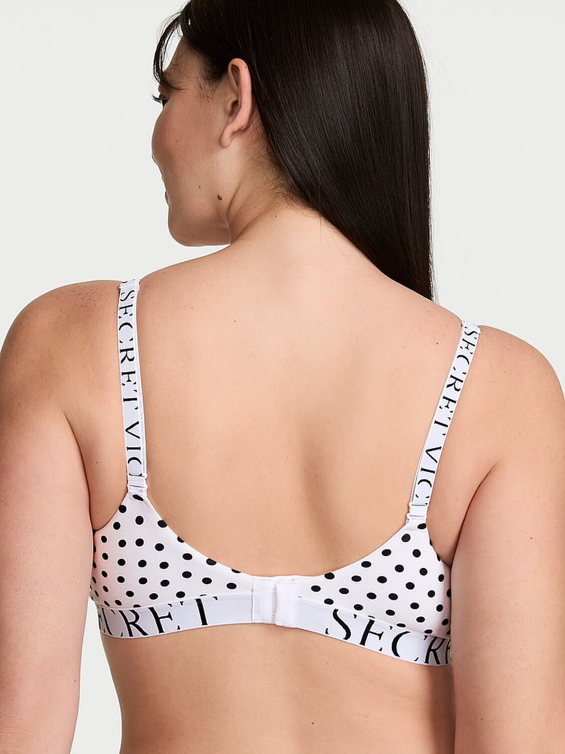 vs The T-Shirt Cotton Exploded Logo Lightly Lined Demi Bra 2 of 3 