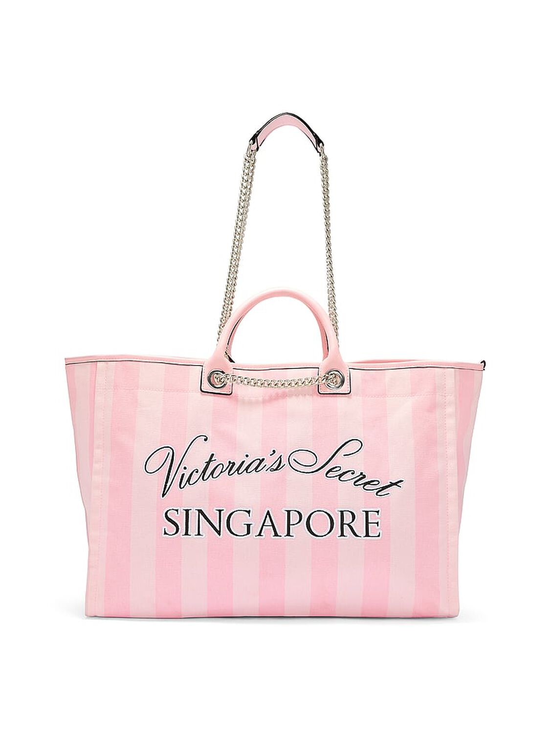 vs Victoria's Secret City Exclusive Tote Bag Heritage Stripe Singapore 1 of 3 