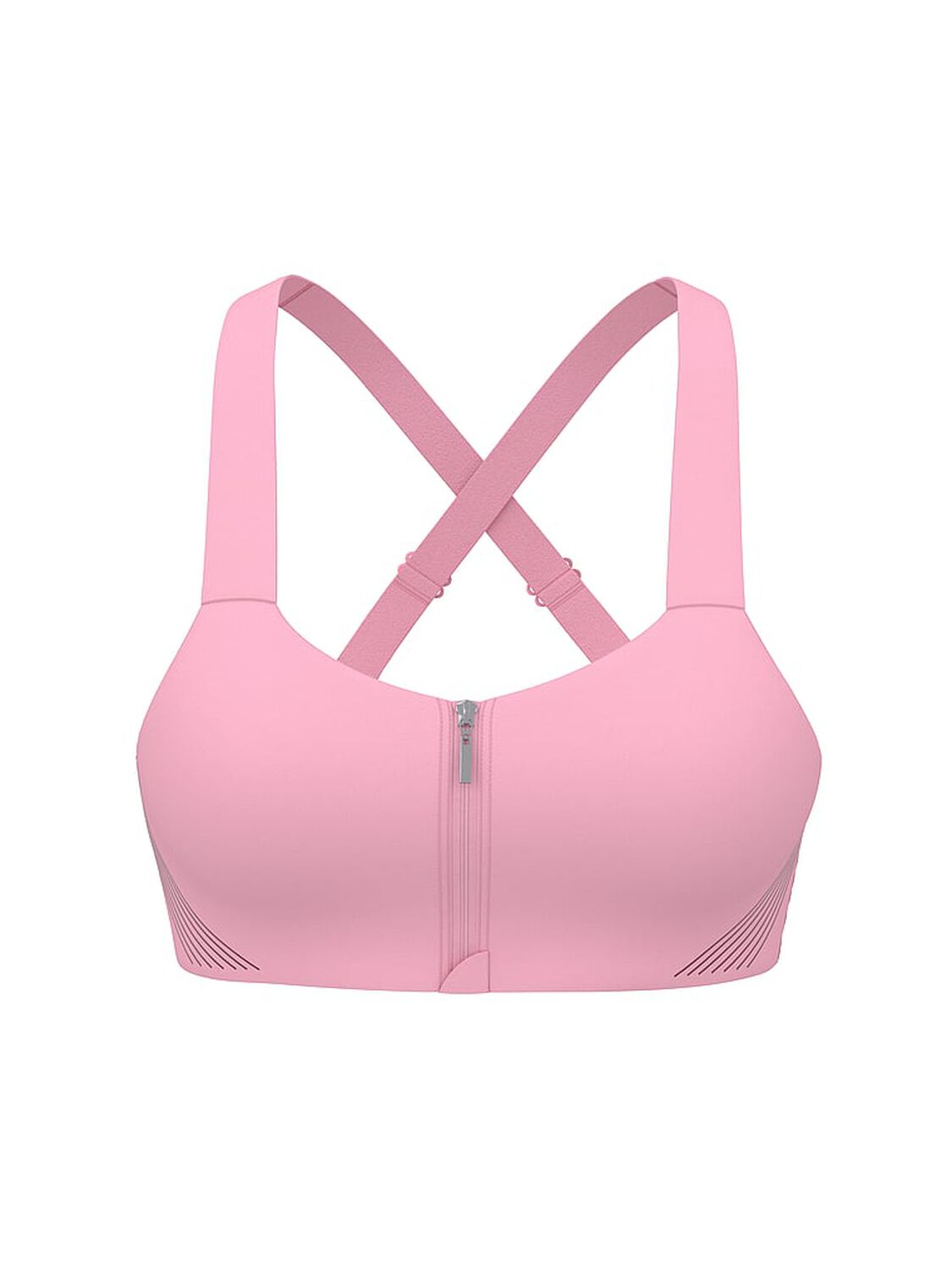 vs Vsx VSX Knockout&trade; Front-Close Sports Bra Pink Sugar 3 of 4 