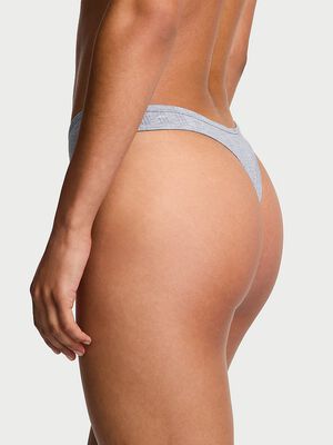 Ultra-Fine Modal High-Leg Scoop Thong Panty