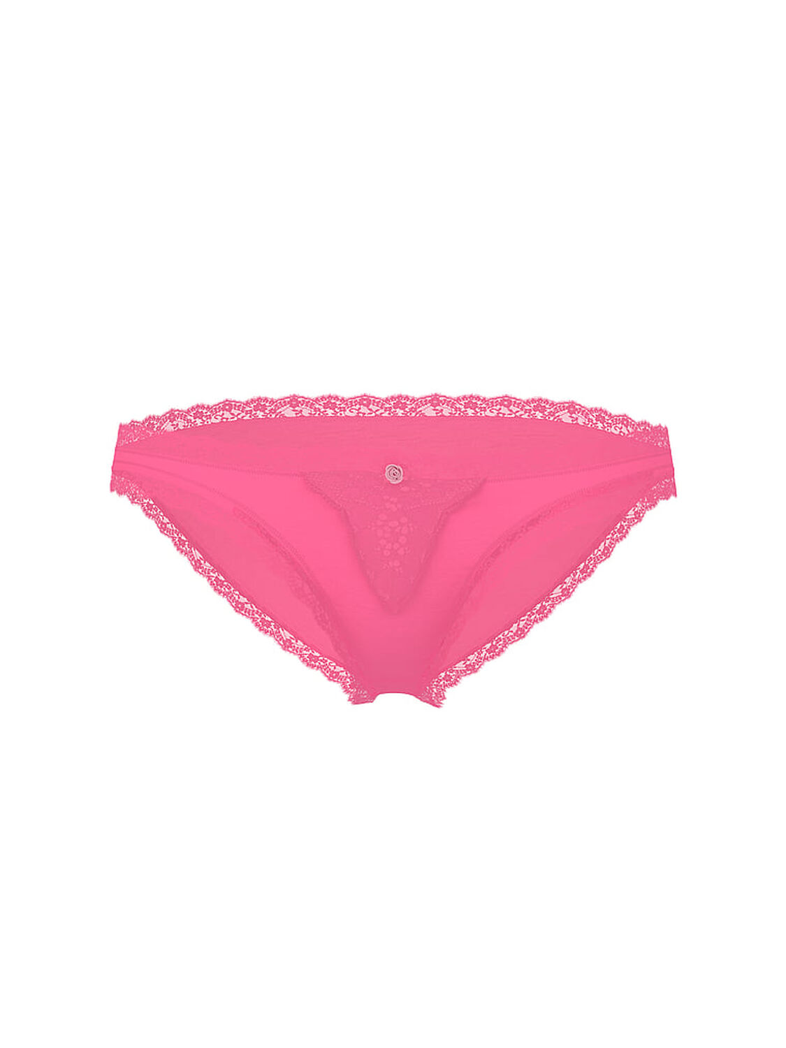 vs Dream Angels Lace-Trim Bikini Panty Rose Garden 1 of 4 