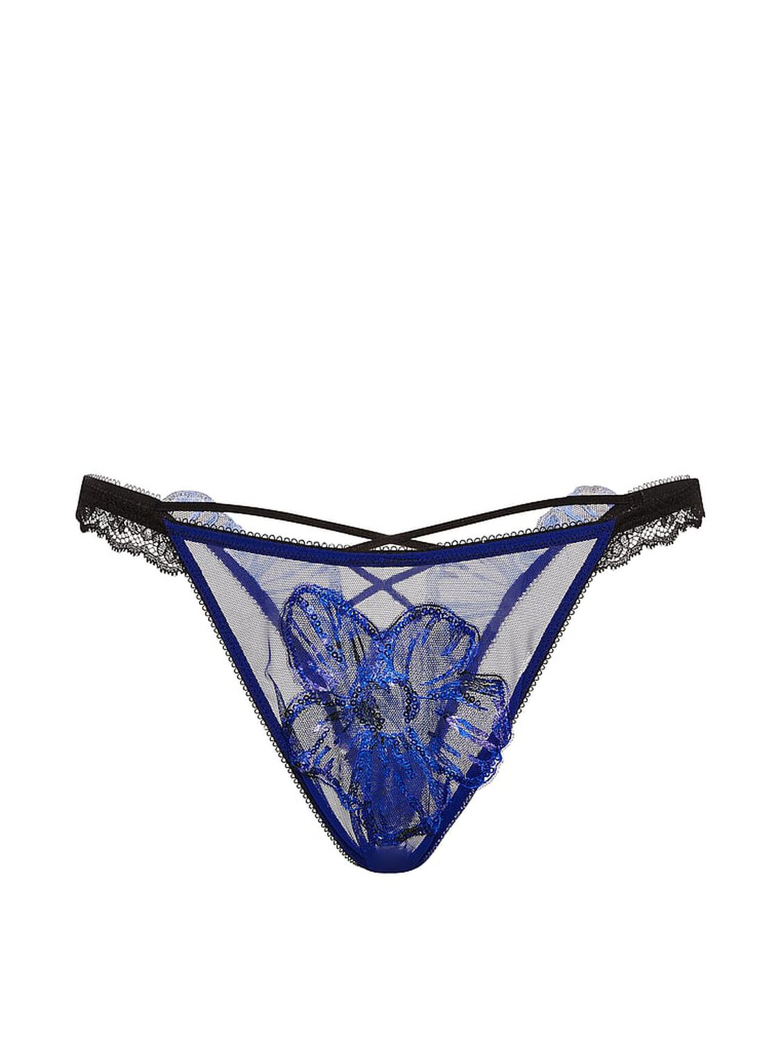 vs Very Sexy Party Floral Sequin Embroidery Brazilian Panty 3 of 3 