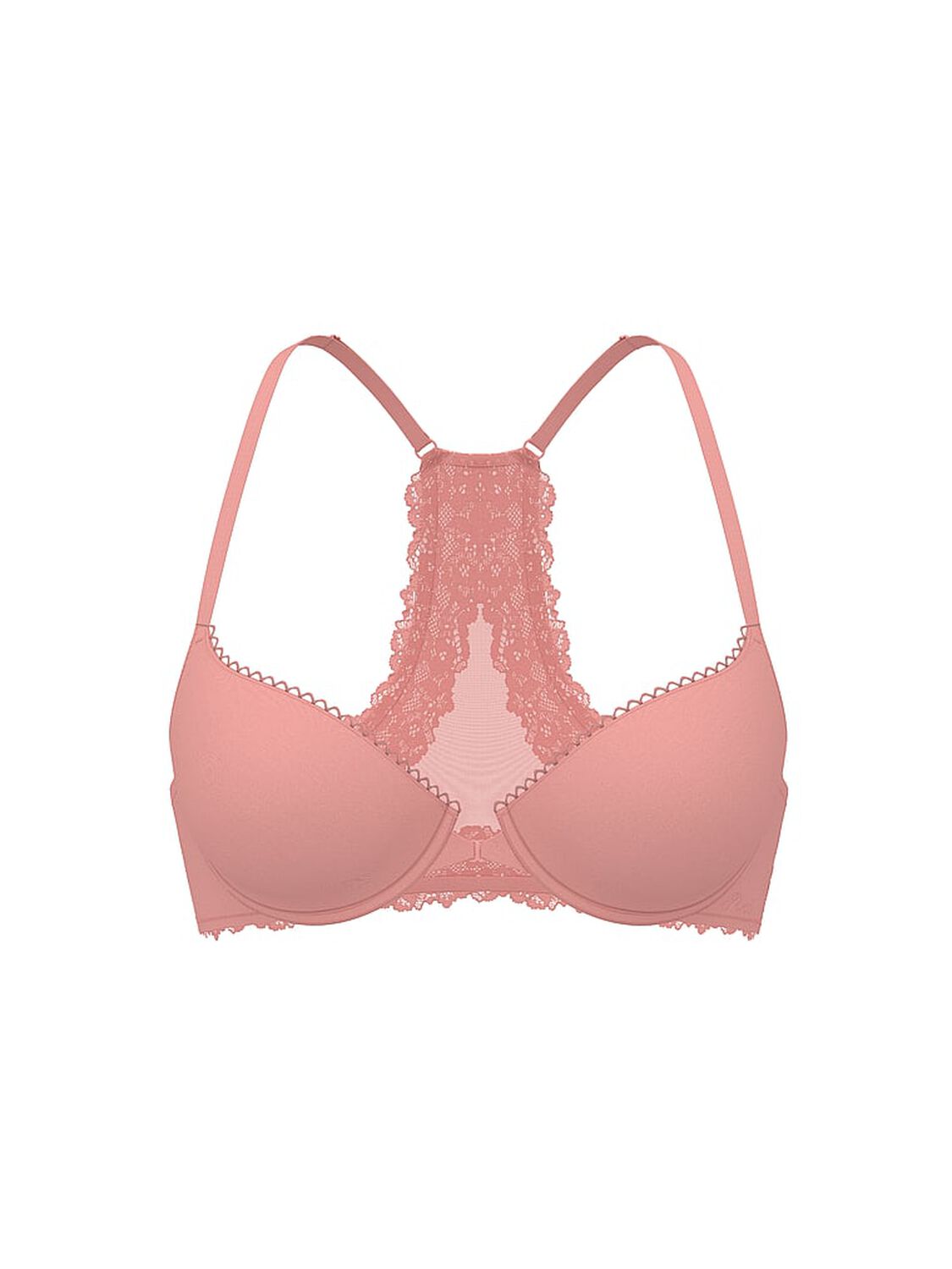 vs Body By Victoria Lightly Lined Lace Racerback Full-Coverage Bra 3 of 4 
