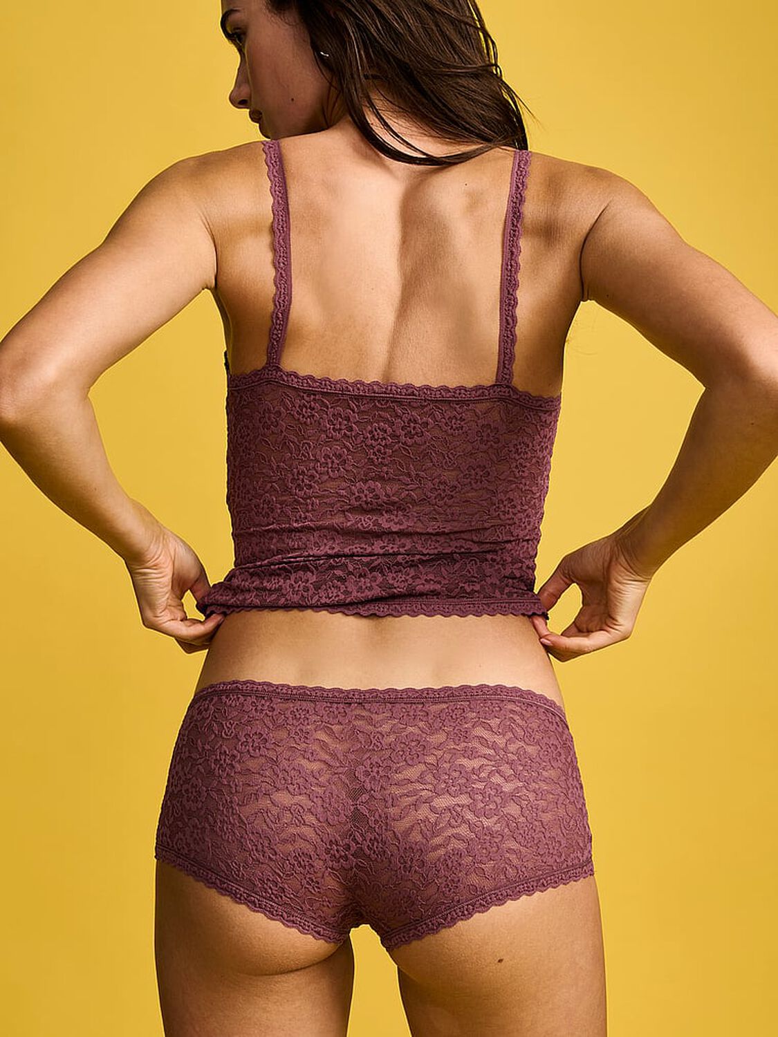 vs The Lacie Lace Low-Rise Boyshort Morning Rose 3 of 3 