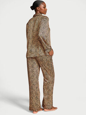 Signature Satin Long Pajama Set