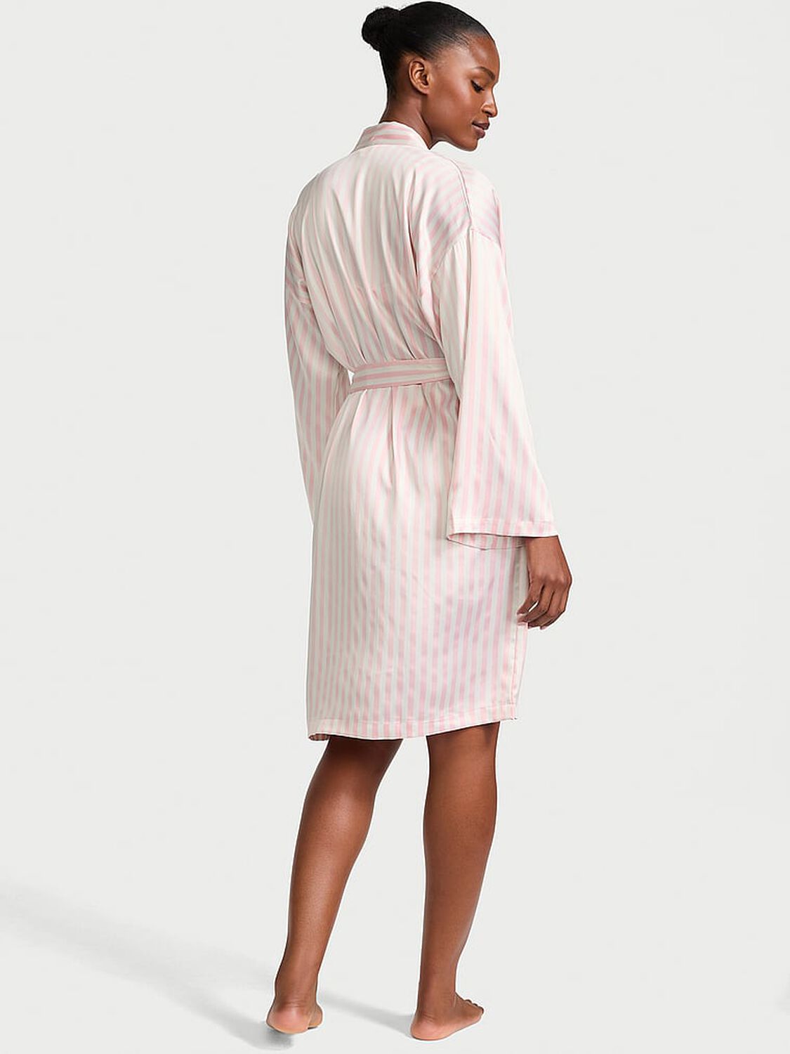 vs Victoria's Secret Satin Midi Robe 2 of 3 