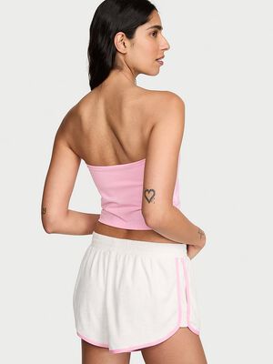 Micro Terry Curved Hem Short