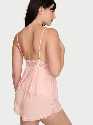 SoSoft&trade; Modal Lace-Trim Cami & Shorts Set