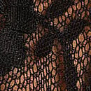 Lace Crotchless Brazilian Panty, Black, swatch
