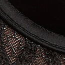 Viper Embroidery Push-Up Crop Corset Top, Black Viper, swatch